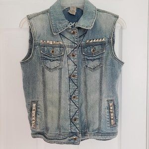 DIY Denim Punk Vest